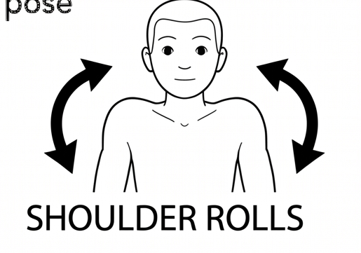 Visual sketch of Shoulder Rolls (Skandha Cakra)